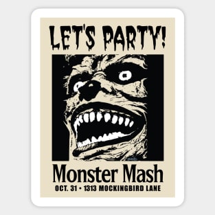 Let's Party! Monster Mash. Sticker